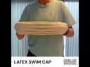 Latex swim cap product video