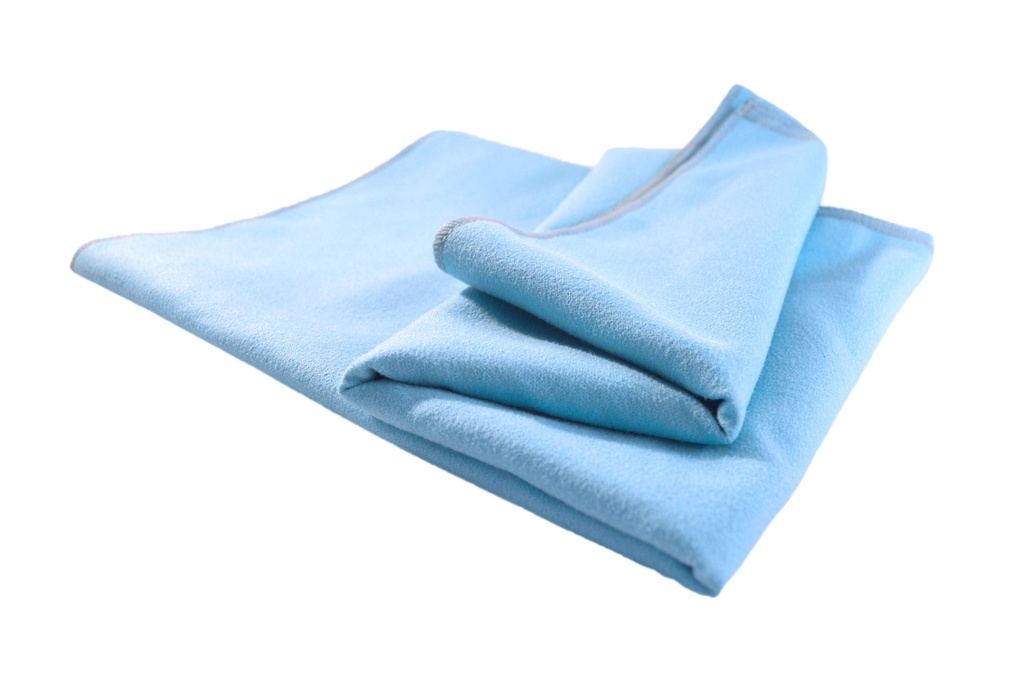Serviette en microfibre (grande) (Bleu ciel)