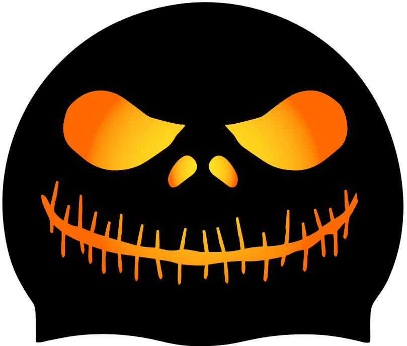 Bonnet de bain Halloween - "Masque" 5-pack