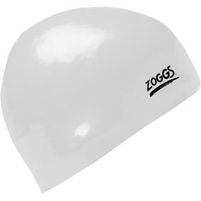 [300772] Zoggs Silicon swim cap 6-pack (White)