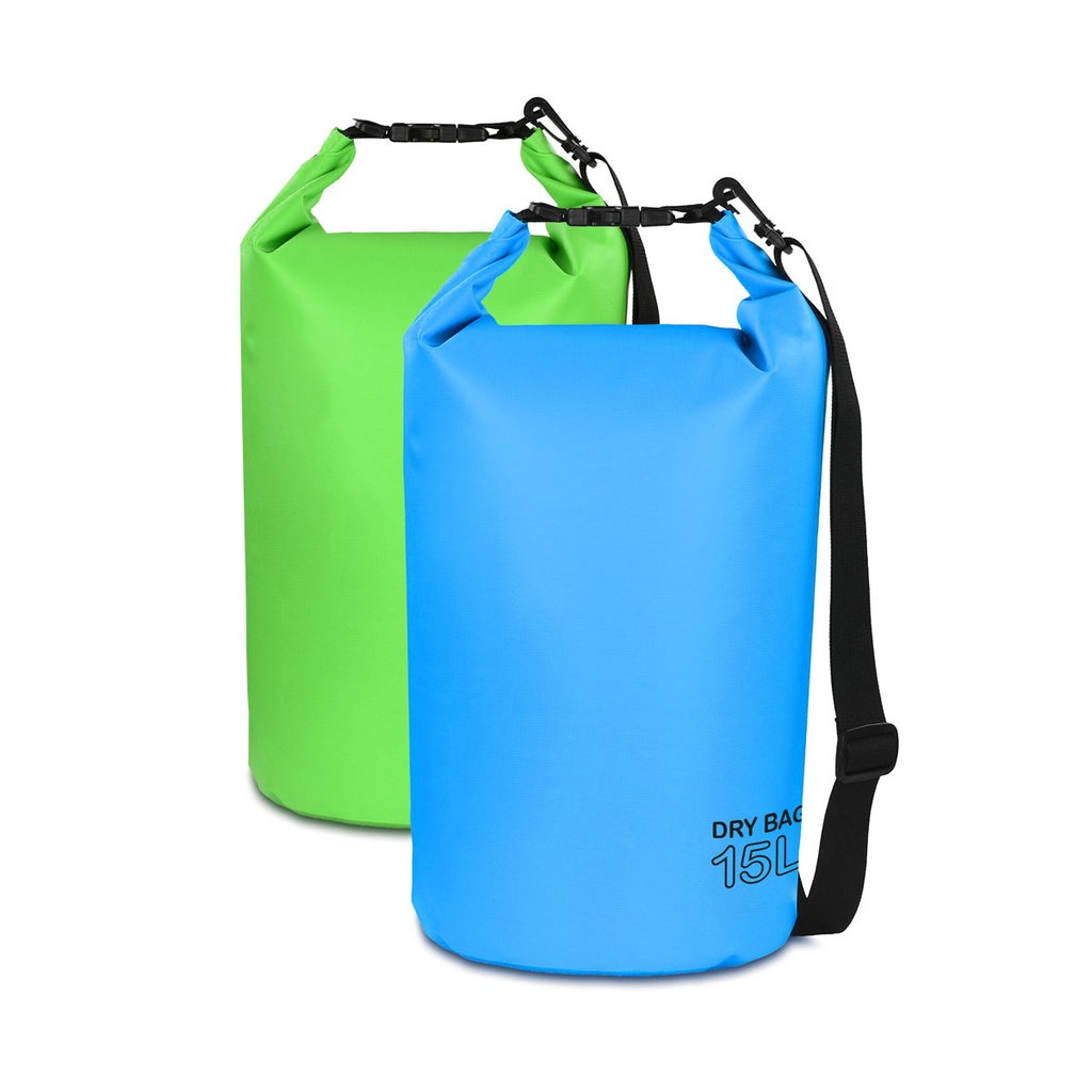 Sac étanche 15L - flottant et étanche (Bleu ciel)