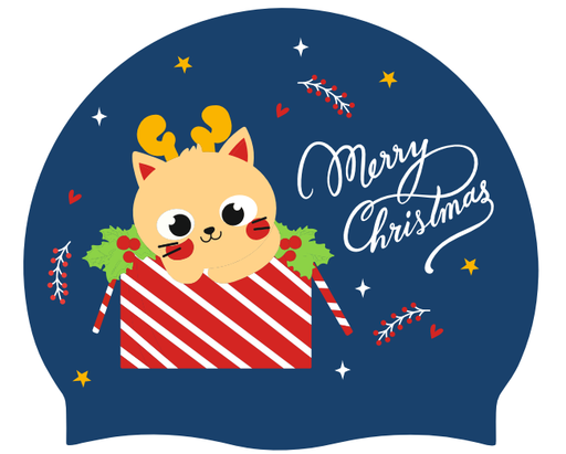 Badmuts Kerstdesign - "Merry Christmas" 5-pack