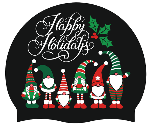Badmuts Kerstdesign - "Happy Holidays"