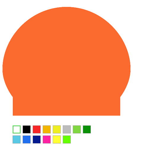 Latex swim cap - sold per piece